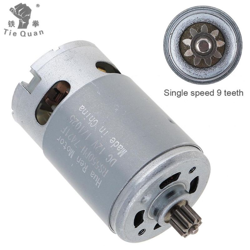 dinamo dc RS 550 12v 9 gigi motor dc