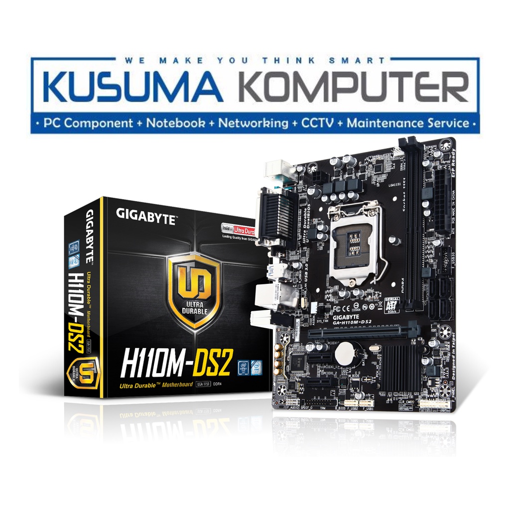 Gigabyte GA-H110M-DS2 H110M DS2  DDR4 Socket LGA1151