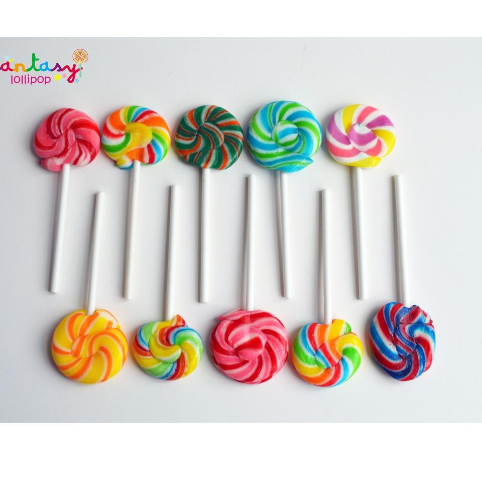 

℮ FANTASY Lollipop Lolly Bundar Mini 1 pack (10 pcs) ♞