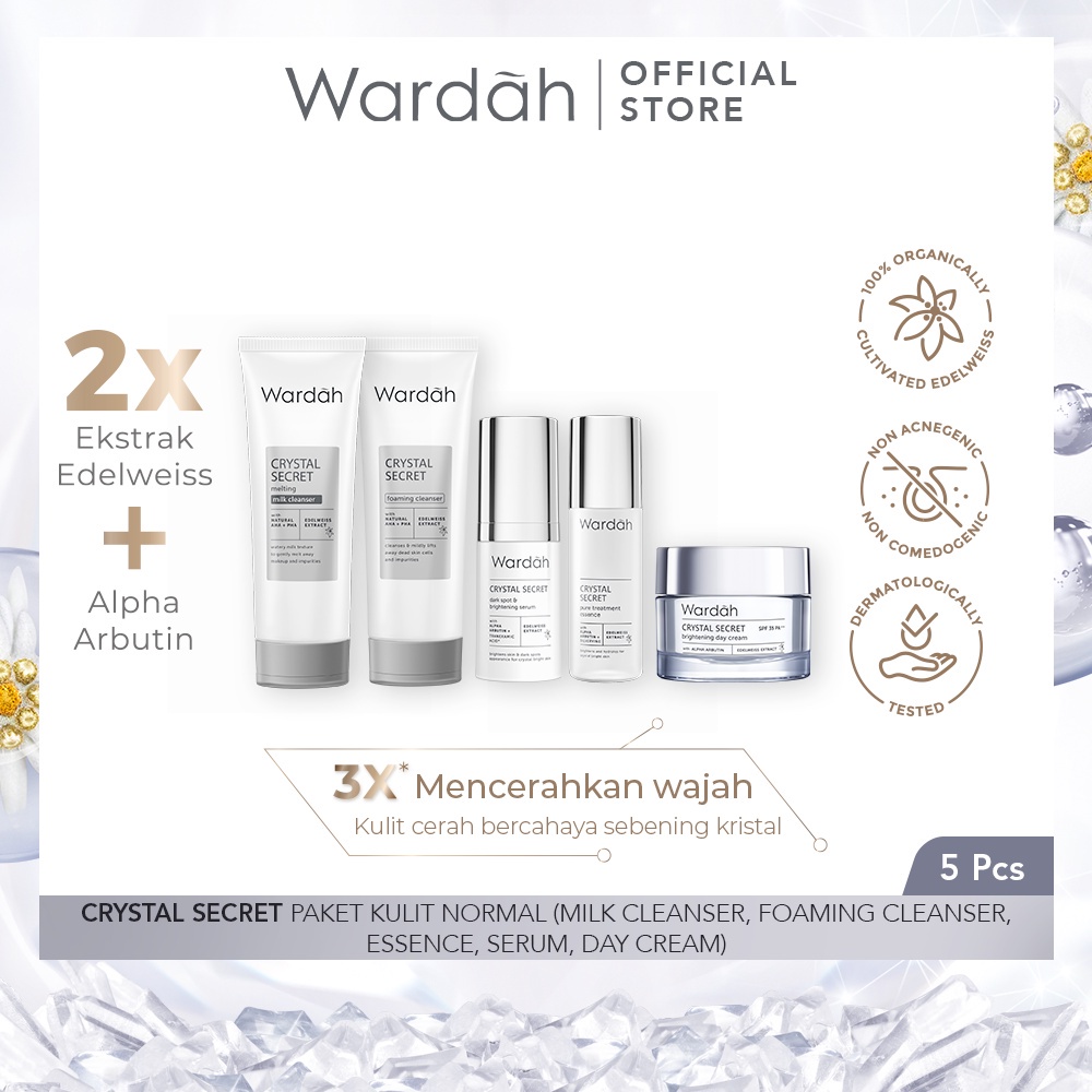 MFI - WARDAH Crystal Secret Series | Original Produk By Wardah Cosmetic