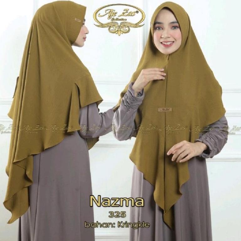 Paling Dicari aje zas/ Khimar aje zas nazma/ Khimar crinkle nazma ORI aje zas