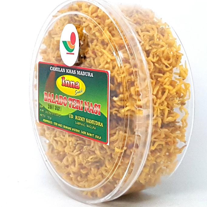 

INNA BALADO TERI NASI 135gr | KHAS BANGKALAN MADURA GARING MANIS PEDAS tab02