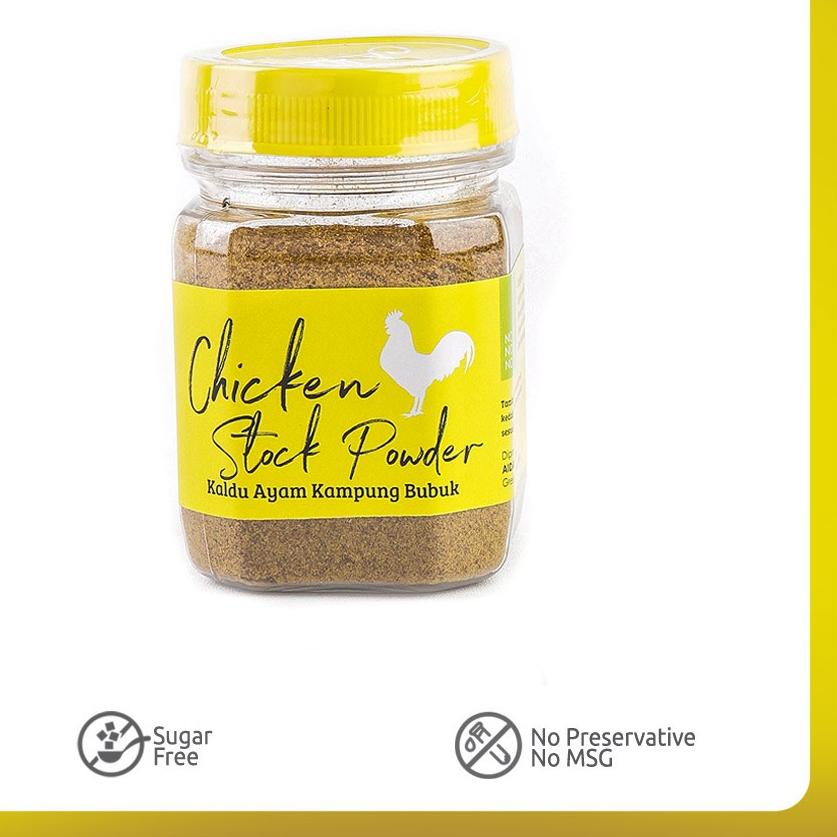 

➱ Aidan - Kaldu Ayam Kampung 75 g | Kaldu Bebas MSG, Non MSG ♣