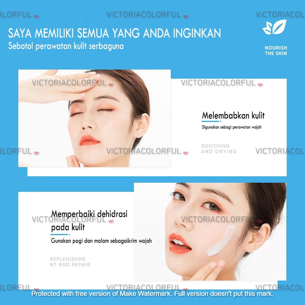 LIFTHENG Hyaluronic Acid Saccharomyce Aloevera Gel Pelembap Wajah