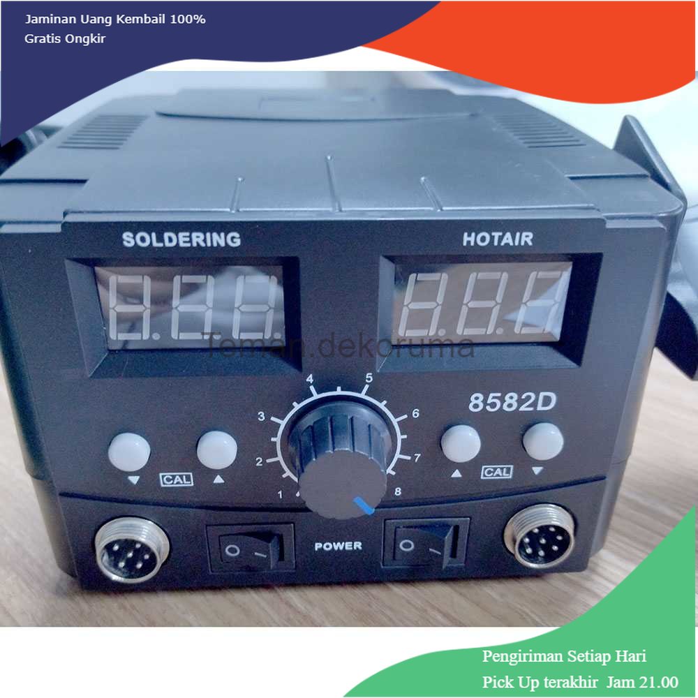 TD - SKL Mypovos Soldering Station 2in1 Solder + Hot Air Heat Gun 750W - 8582D