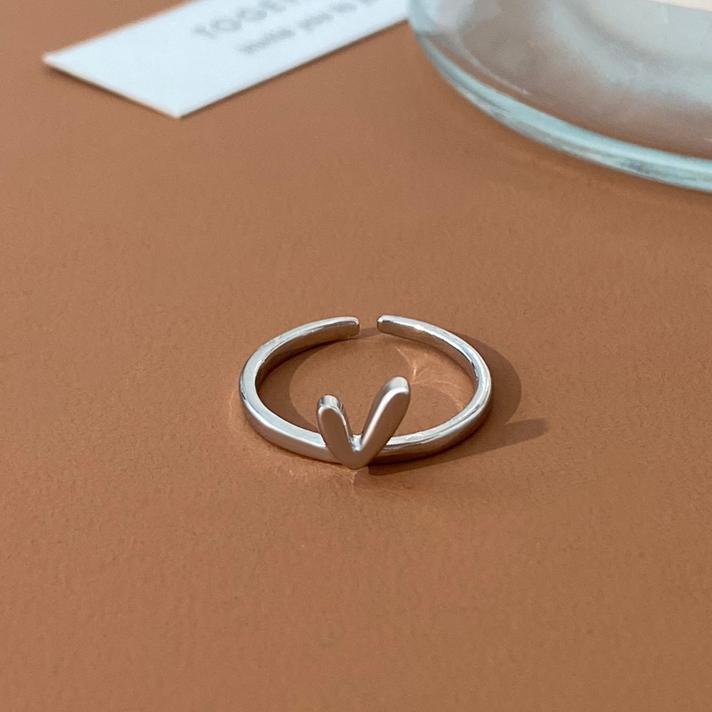 Hari Valentine Cinta Hati Pasangan Serasi Cincin Set 2 Pcs Untuk Wanita Pria Kekasih Cincin Pacar Pacaran Hadiah Perhiasan