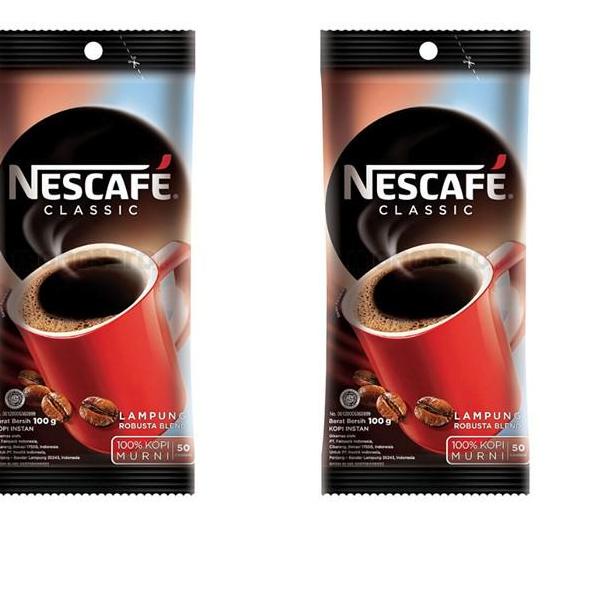 

♪ Nescafe Classic Kopi Hitam Instan Pouch 100 gr ➨