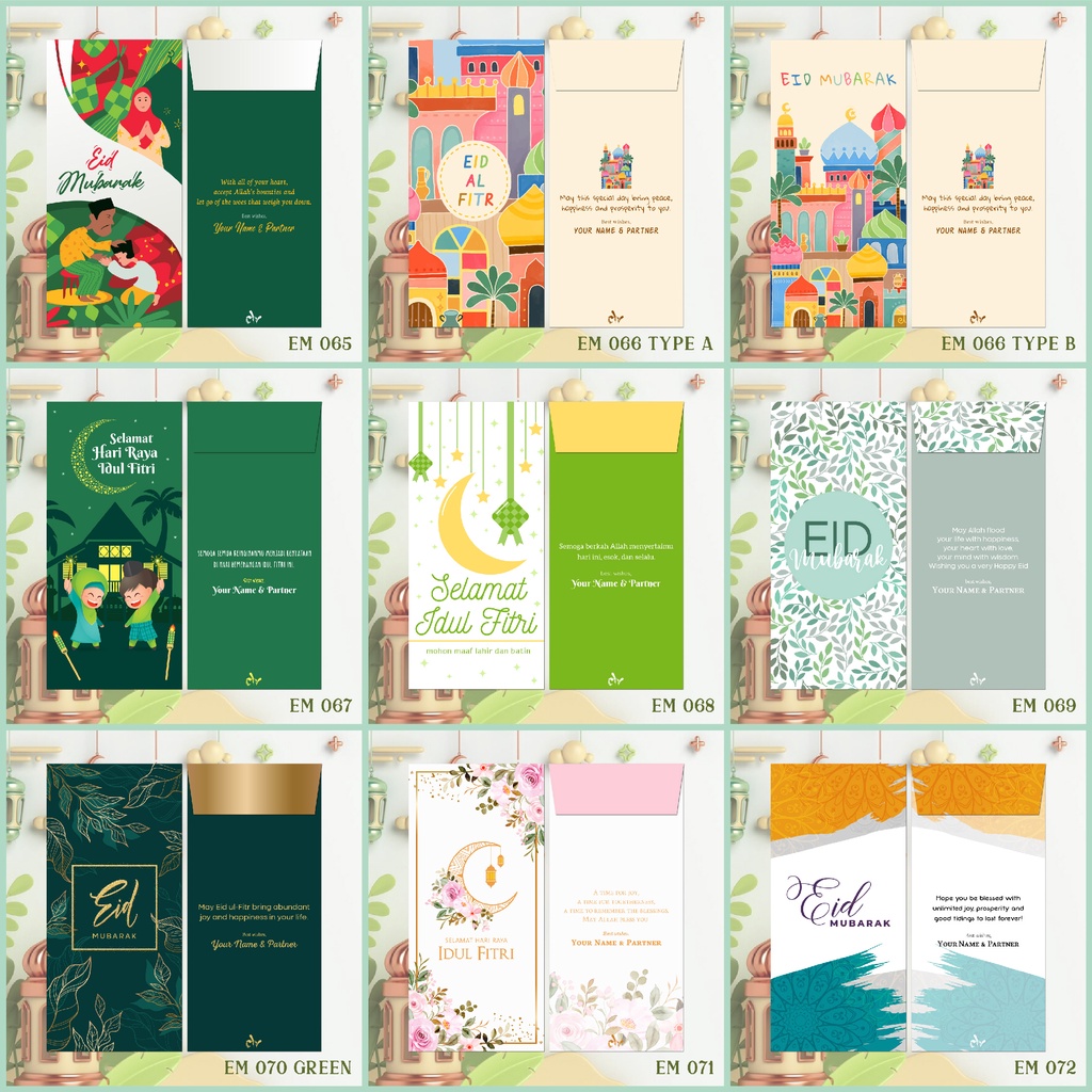 

Custom Order - Angpao Lebaran | Mubarak Angpao | Amplop THR Idul Fitri (CLV EM Collection 9)