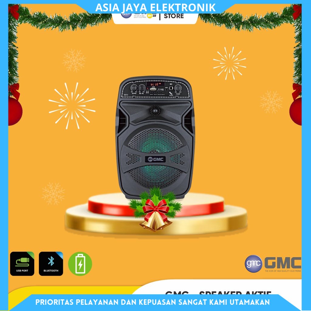 GMC SPEAKER 897C MULTIMEDIA BLUETOOTH | TERMURAH + GRATIS ONGKOS KIRIM*