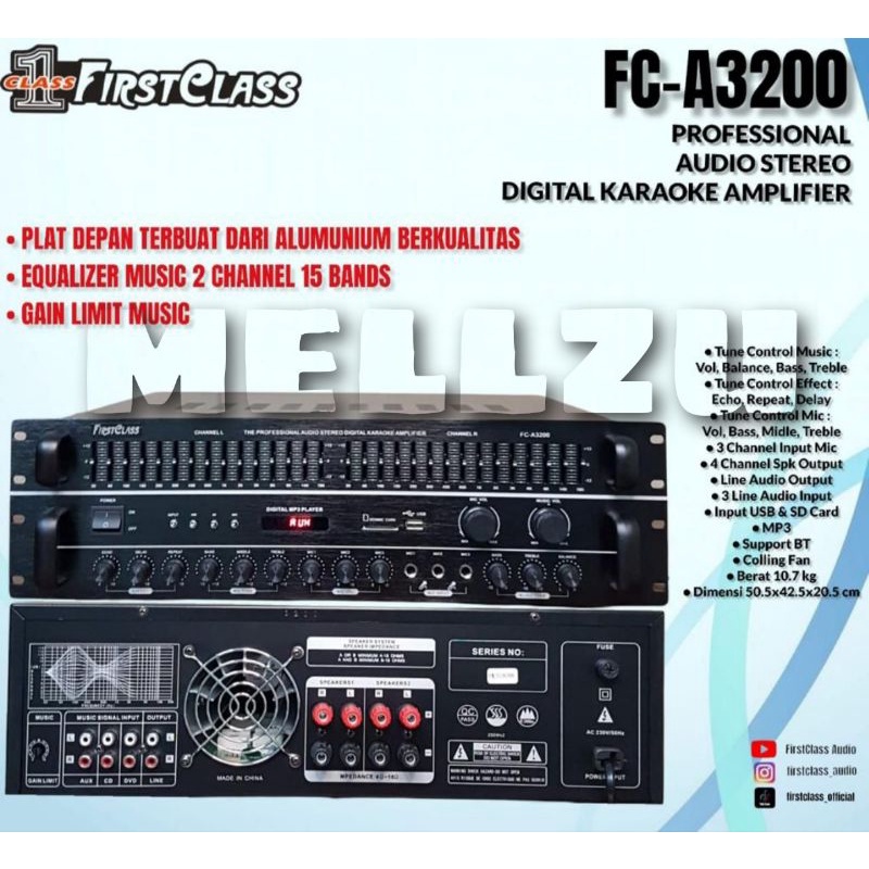 Amplifier Firstclass FC A3200 Original Ampli FIRSTCLASS FC A 3200