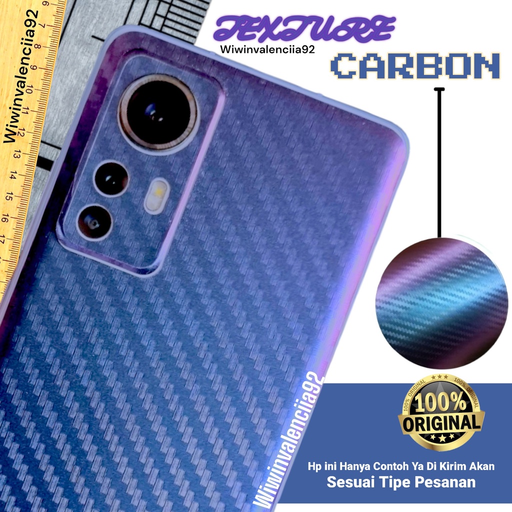 Skin ! Sticker Back Body BUNGLON KARBON Samsung A7 2018/ A6/ A6+/ A9Pro/ A9 2018/ C9 PRO/ A8-2018/ A8 Plus/ A8 STAR/ A3 A5 /A7 2017/2016 Garskin Gar Skin Scotlite Skotlet Stiker Gambar Motif CARBON  Belakang Pelindung Anti Jamur CLEAR 4G 5G plastik S 2023