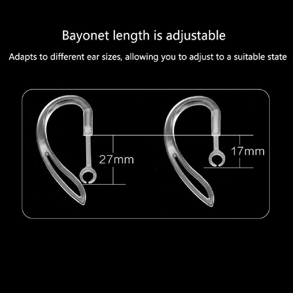 [Brightnessdin1] 1pasang Wireless Bluetooth Earphone Earpods Ear Hooks Holder Earphone Kecil Dan Ringan Anti Jatuh Anti-slip Hook Aksesoris Headphone Untuk Air Pods Boutique