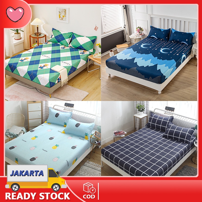 SEPREI Bed Cover Sprei Pattern Modern Menarik Seprai Kualitas Bagus90x200 120x200 160x200 180x200
