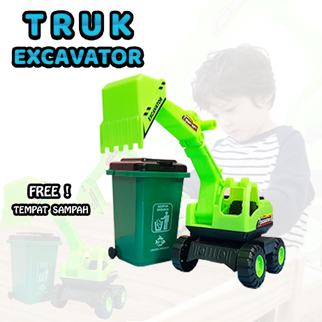 Mainan Anak Truk Keruk Pasir/ Truck Excavator Toys AK97 JSP