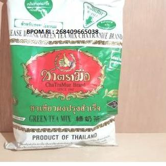 

☟ Thai Green tea Mix no.1-Chatramue Brand The Hijau Ori Thailand 200g ➱