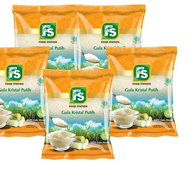 

♜ Food Station -FS Gula Pasir Premium 5 Pcs @1 Kg ۞