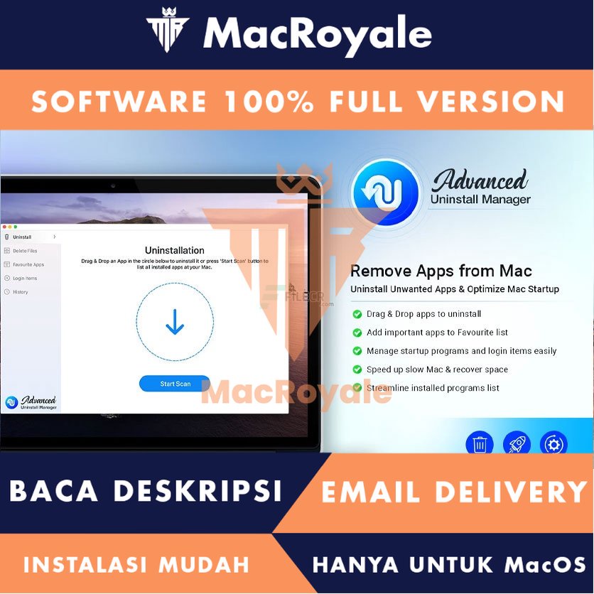 [MacOS] Advanced Uninstall Manager Full Version Lifetime Full Garansi