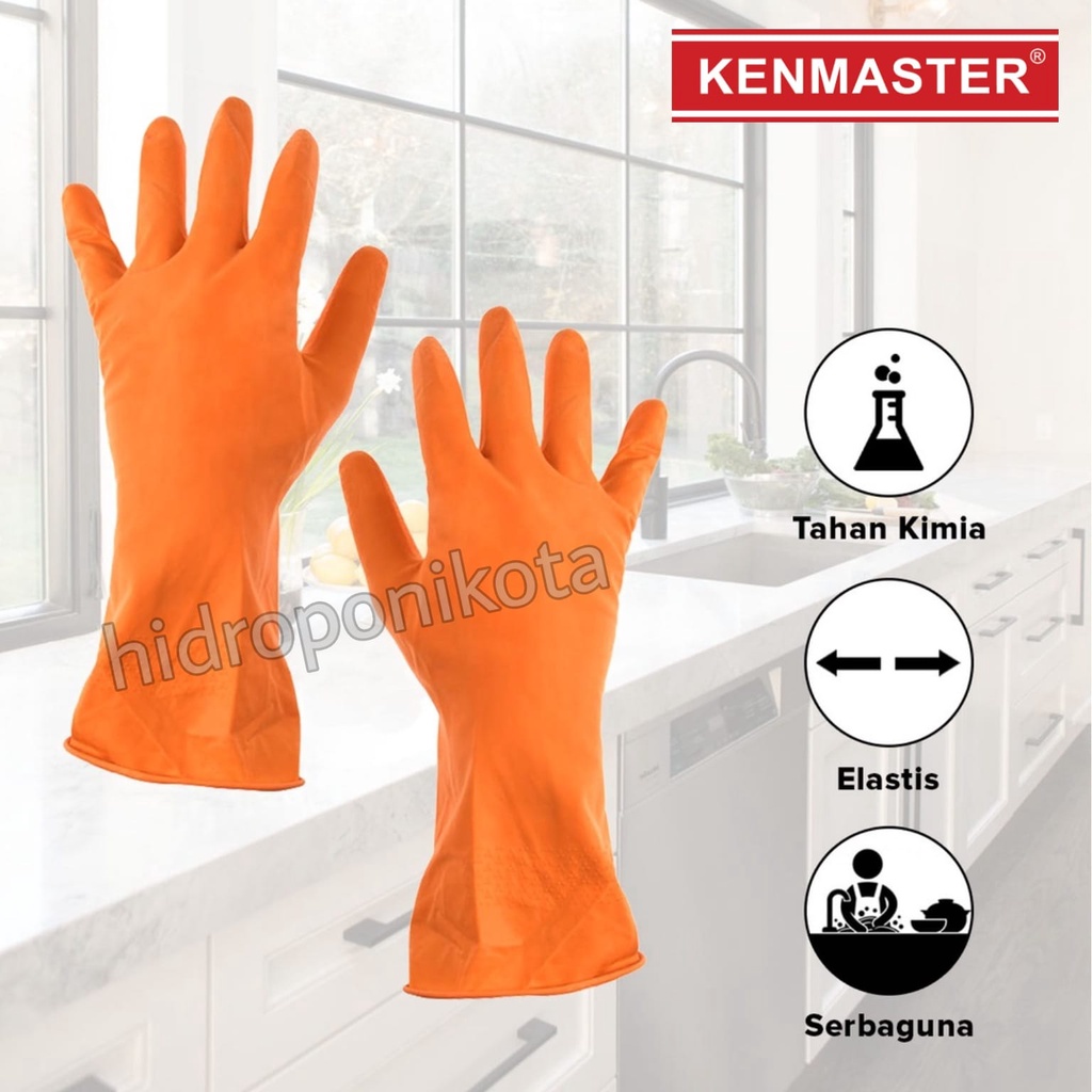 sarung tangan latex kenmaster - sarung tangan berkebun