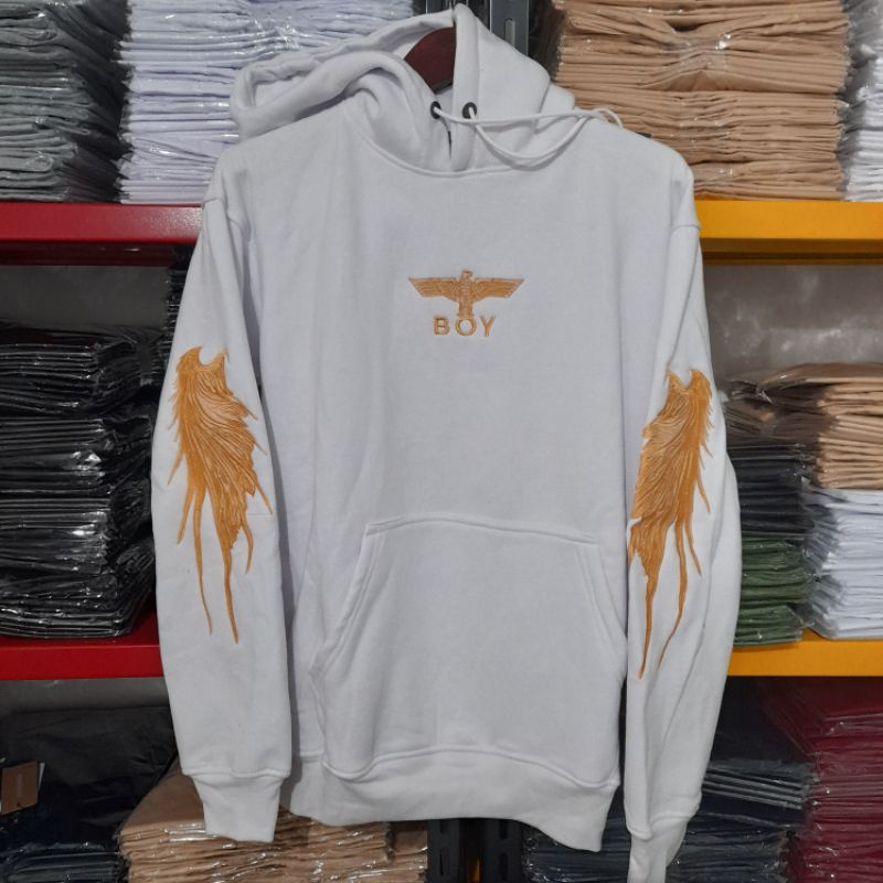 Hoodie Boy London Logo Bordir