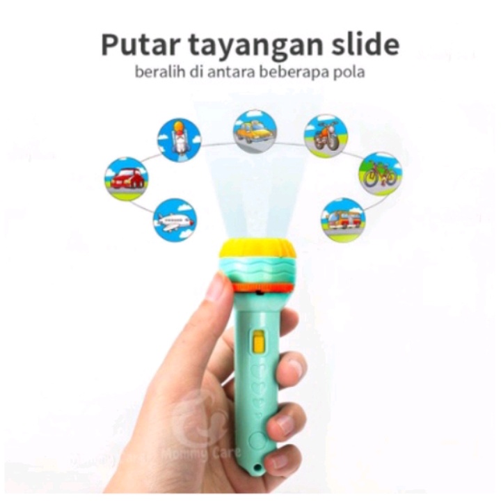 Mainan Anak Senter Proyektor Fun Flashlight