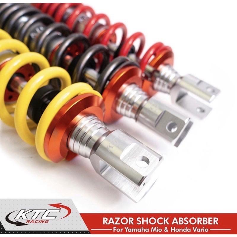 BISA COD/(KTC Racing) Shockbreaker Razor Pro Original 325mm &amp; 300mm Rebound Click Fungsi , Mio | Beat | Scoopy | Vario 110 125 150 160 | Gear | Xeon | Lexi | Xride | Fino | Genio | Spin | Nex | Soul | Mio S Z J | GT | M3 | Skydrive | Freego | Dan Lain Nya