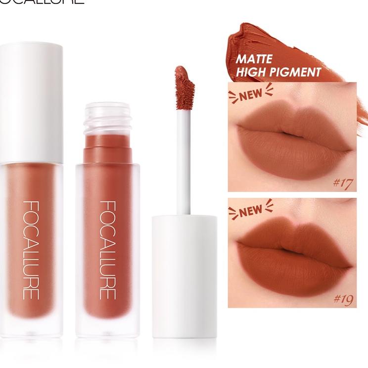 ♗ []FOCALLURE Staymax Lip Gloss Lipstik ←