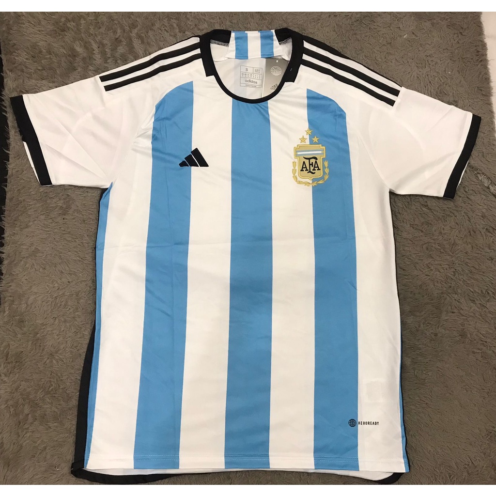 Jersey Argentina home piala dunia Qatar 2022 / 2023