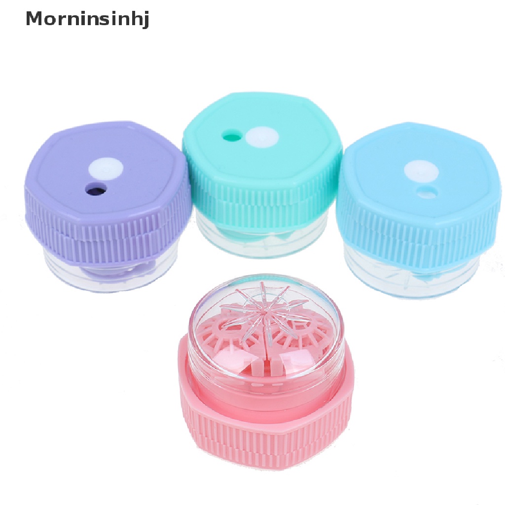 Mornin 1X Portable Contact Lens Cleaner Case Kotak Rotasi Manual Pencuci Pembersih Travel id