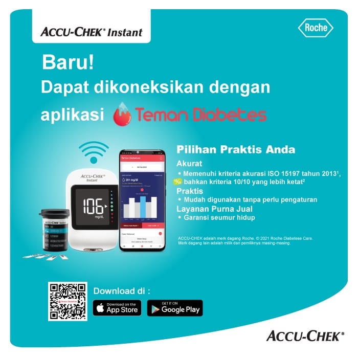 ACCU CHECK INSTAN Alat + 25 Strip / Alat Cek Gula Darah Accu chek Instant / Alat Test Diabetes