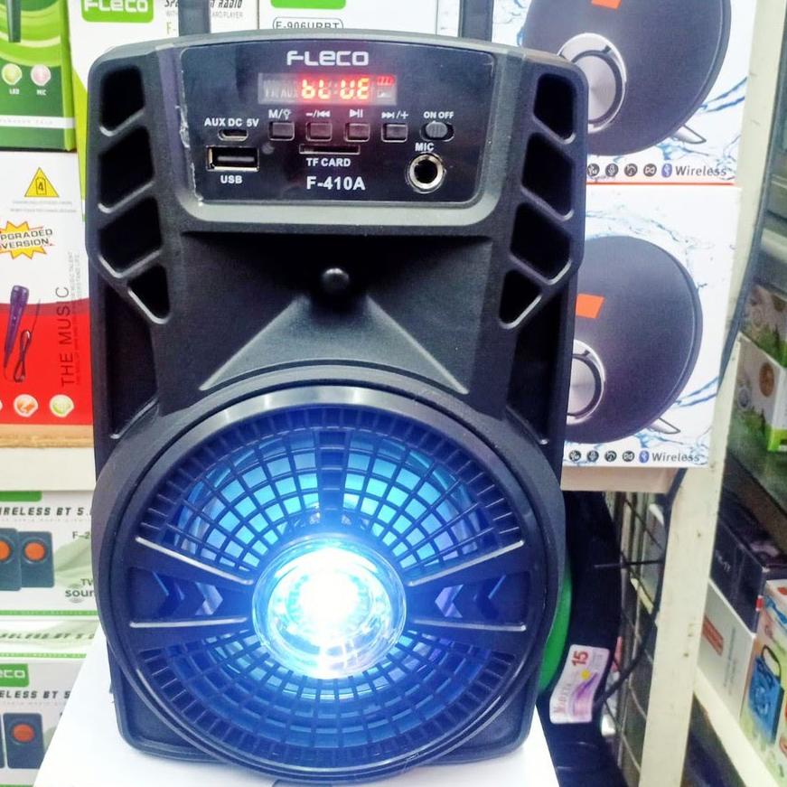 ✯ Speaker Bass Box Fleco F 410 bonus mic ❄
