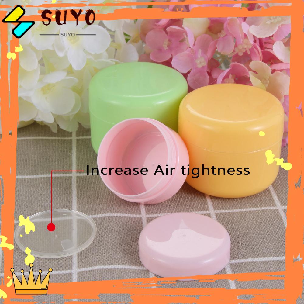 Suyo 5Pcs/lot Pot Krim Wajah Baru Tempat Kosmetik Alat Makeup Wadah Kosong