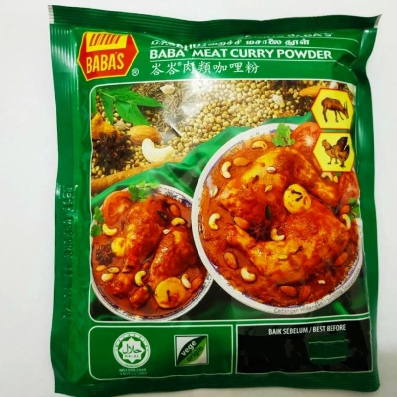 

Baba Meat Curry Normal Spice/ Bubuk Kari Normal Spice 250gr