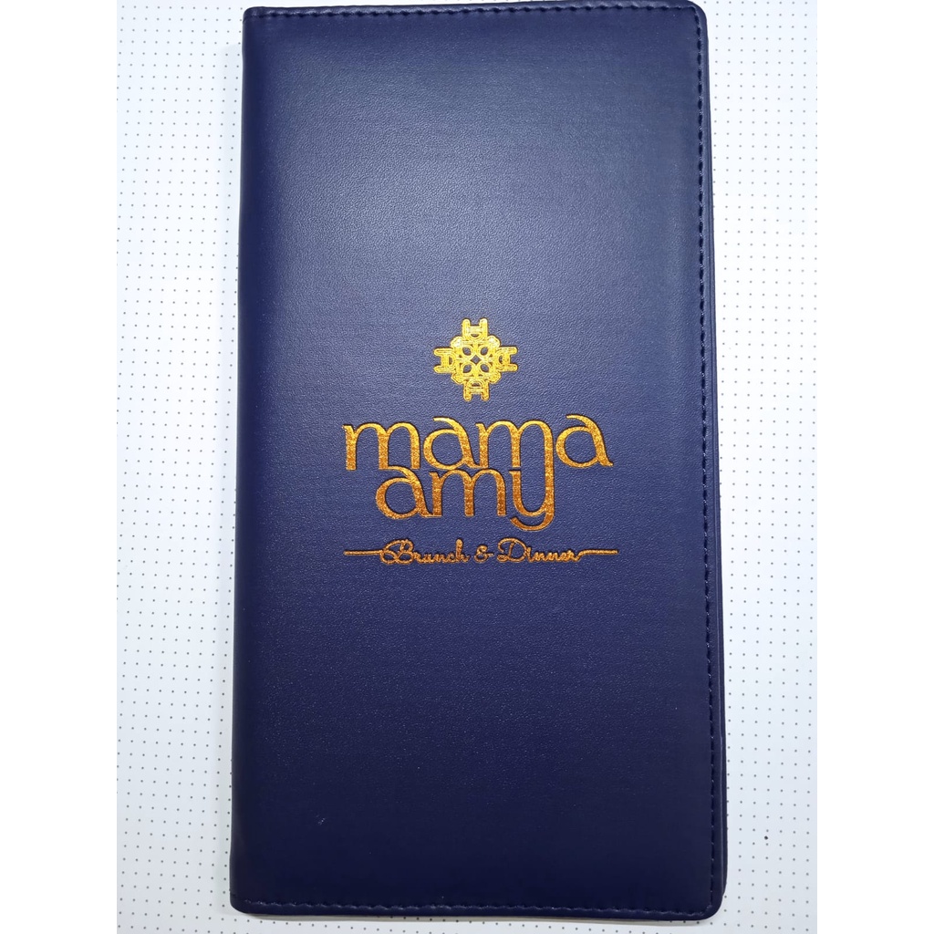 

Cover Bill Costum Dengan Poly Embossed Logo - BIRU NAVY
