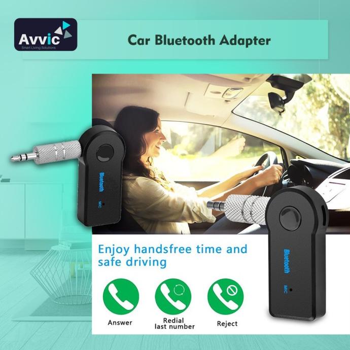 Car Bluetooth Adapter Audio Music Receiver Wireless Bluetooth