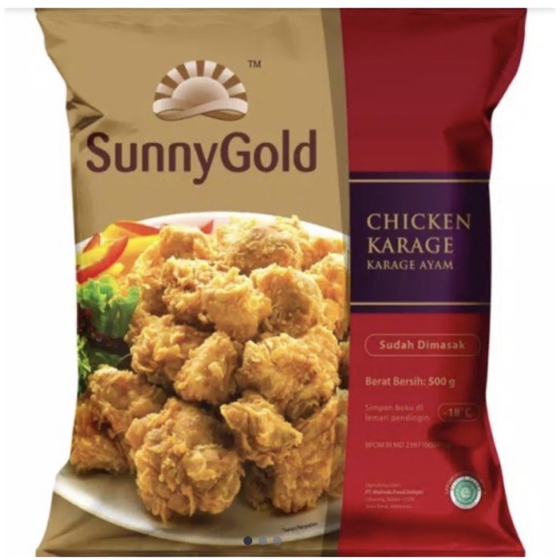 sunny gold chicken karage 500gr