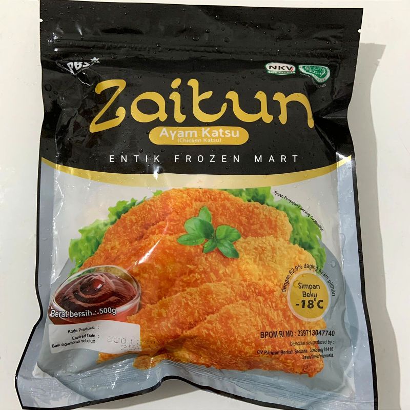 

Zaitun Chicken Katsu 500gr