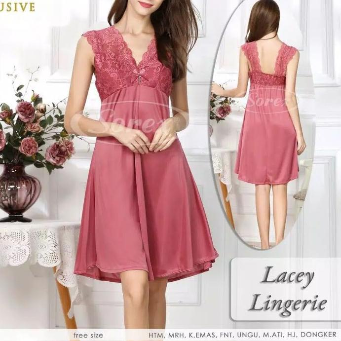 ➨ Lingerie Baju Tidur Satin Sorex Exclusive 7045 Murah ➯