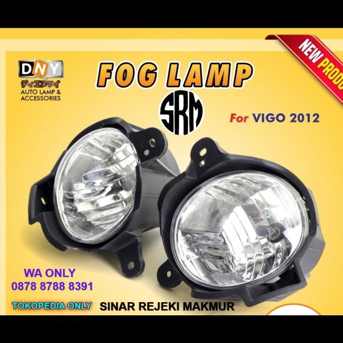 FOGLAMP FOG LAMP LAMPU KABUT HILUX VIGO VEEGO 2011 2012 2013 2014 SET
