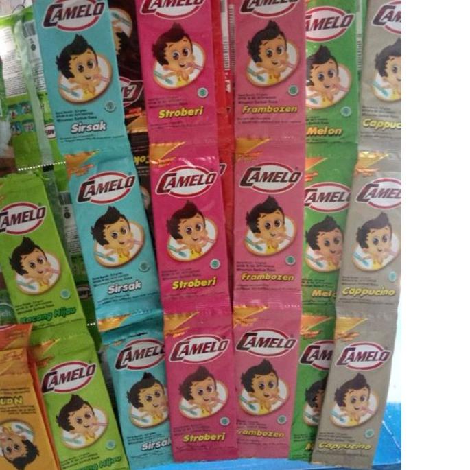 

Discount | KP8 | BAHAN ICE CREAM CAMELO / ES CAMELO 180 BUNGKUS ( 18 RENCENG ) BERAT 1 KG