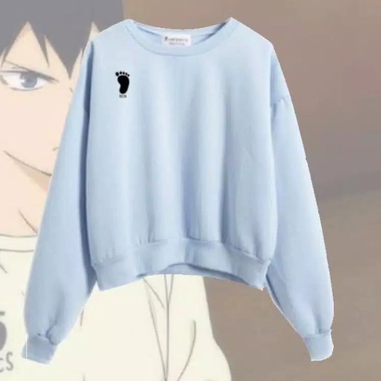 ➣ Sweater ICS Haikyuu Logo Bordir Kanan | Haikyuu Merchandise | Haikyuu Sweater | Anime Merchandise 