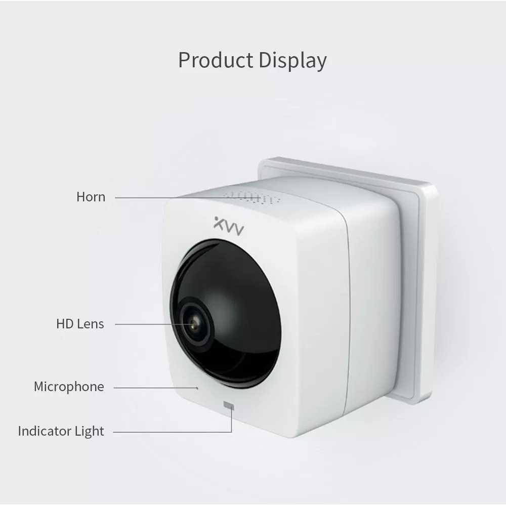Xiaovv Mijia Smart IP Camera Panoramic 360 Degree 1080P - XVV-1120S-A1