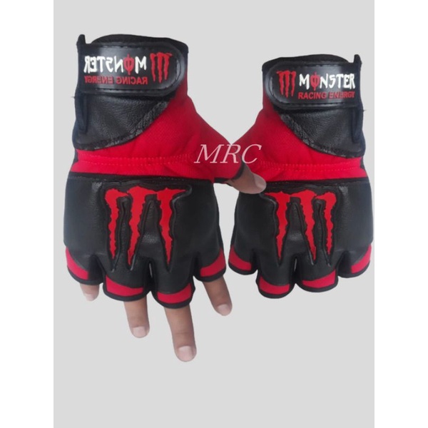 Sarung Tangan Motor Pria Pendek Half Finger/ Sarung Tangan Motor Anti Slip