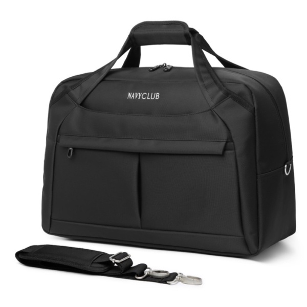 Unik Navy Club Travel Bag BJBH - Duffle Bag Tas Pria Tas Wanita-Tas Pakaian - Hitam Murah