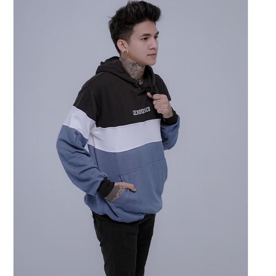 ♫ Jaket Hoodie Motif Sablon Kain Katun Fleece ✳