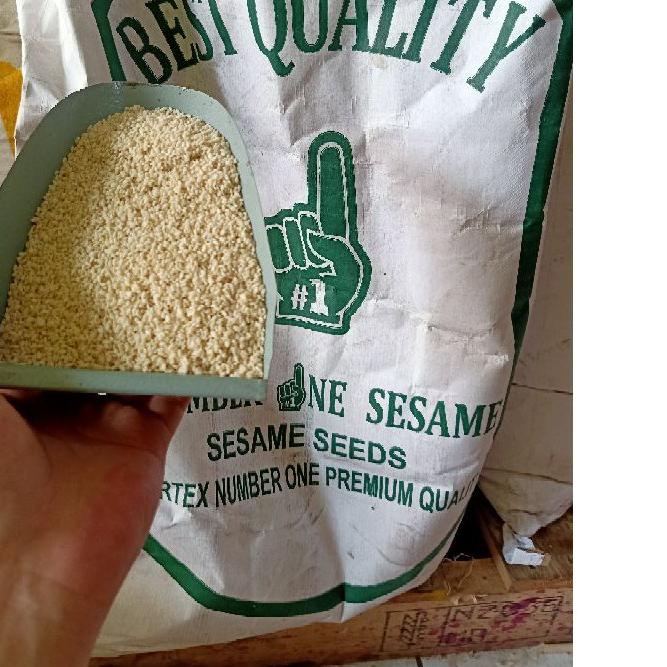 

➢ Wijen Putih Import 1kg kilo Sesame Seed Premium Quality Fresh Onde Onde DLL ➳