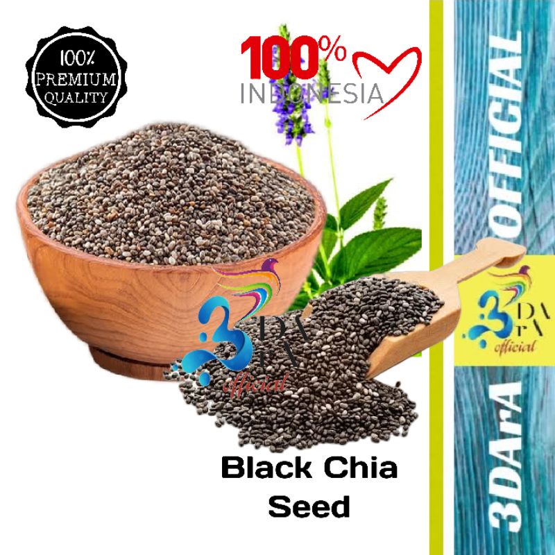 

Black Chia Seed 100gr Asli Kualitas Premium