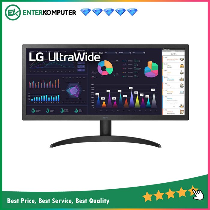 Monitor LG 26&quot; 26WQ500 FHD IPS with AMD FreeSync