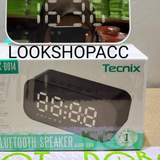 ✳ Speaker Bluetooth Tecnix SPK-B014 Wireless Clock Speaker Original Tecnix ●