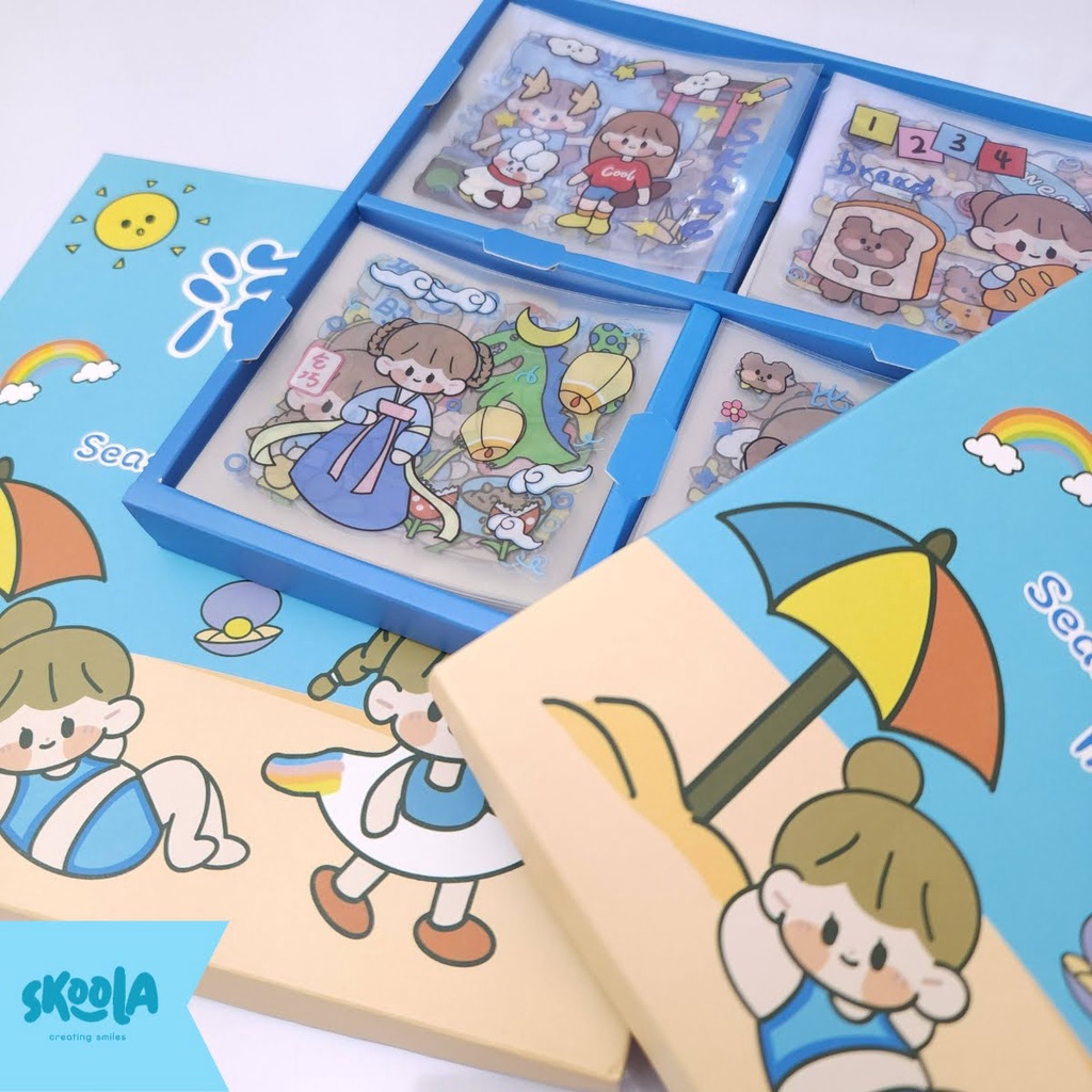 Skoola Stiker Momo Anak Remaja Sticker Aesthetic Lucu Waterproof