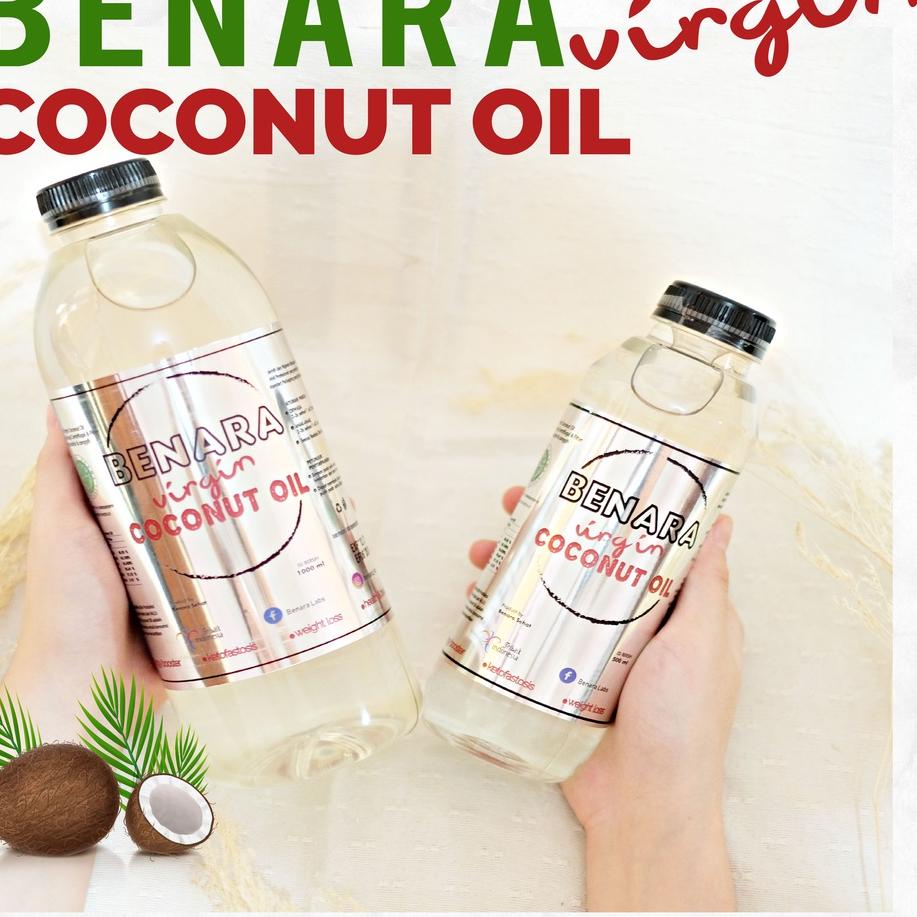 

♠ 1000 ml - 500 ml Minyak Kelapa Murni - Benara ❀